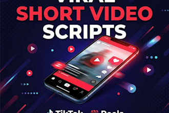 write viral short video scripts for tiktok, reels, and shorts