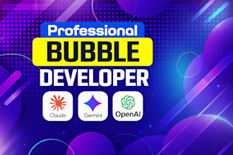 design bubble website bubble mvp saas bubble app developer bubble io website