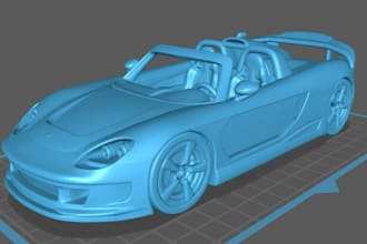 modify car part in step, stp, iges, igs, stl, dwg files cad design