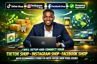 setup and connect tiktok shop with ecommerce store fix meta tiktok shop issues