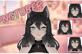 create a pngtuber, vtuber png model for veadotube mini