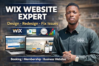 do wix website design redesign fix wix issue wix membership wix booking website