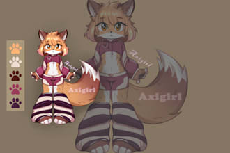 draw your furry character adopt