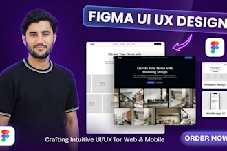 do professional figma design redesign for website UX UI landing pages