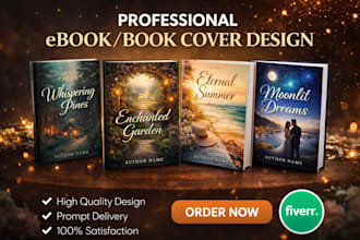 create amazing book or ebook cover that increase readers