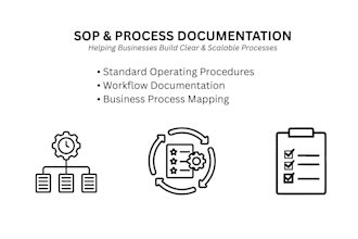 create sop and process documentation for your business