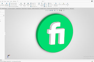 convert 2d logo into a 3d stl file for 3d printing and cnc