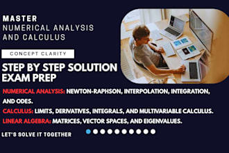 tutor you in numerical analysis and calculus