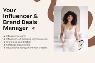 be you influencer and brand deals manager