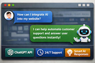 build custom ai chatbot for your website using API