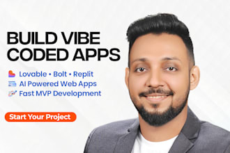 build or fix vibe coded apps using lovable bolt replit base44 low code