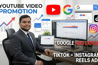 promote youtube video with google ads and social media videos