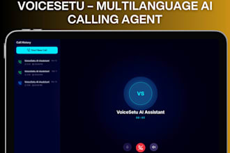 develop ai voice bot for sales and customer support