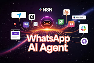build n8n whatsapp ai agent automation chatbot workflow