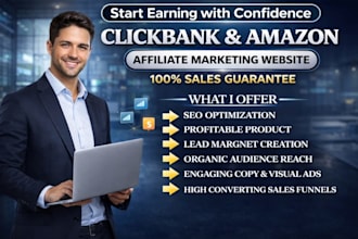 promote amazon affiliate website affiliate marketing, clickbank and sales funnel