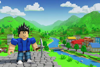 create roblox game map, roblox game development and roblox 3d model