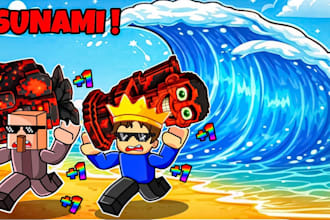 develop an escape tsunami game for brainrots on roblox