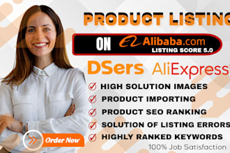 do premium product listing on alibaba professionally,posting alibaba listings