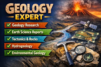 do geology research, earth science report, tectonics, rocks and geophysics
