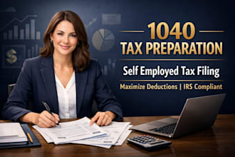 do 1040 tax preparation and self employed tax filing accurately
