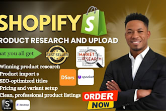 research shopify winning product for dropshipping ecommerce stores