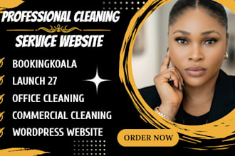 build house office cleaning service website, hvac booking koala website launch2