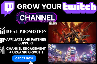 promote twitch channel to real viewers for affiliate growth and partner success