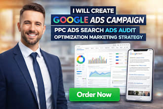 create google ads campaign ppc ads search audit optimization marketing strategy