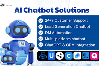 do ai chatbot with manychat, uchat, botpress, chatfuel, tidio, intercom, landbot