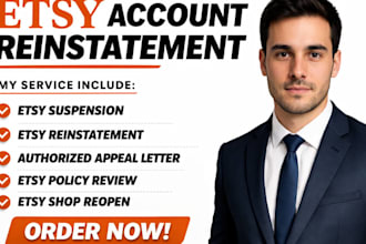 do etsy account reinstatement reopen suspended etsy shop etsy appeal letter