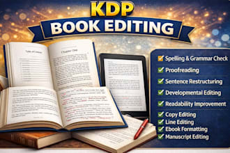 proofread your book book editing book formating ebook formatting copy editting