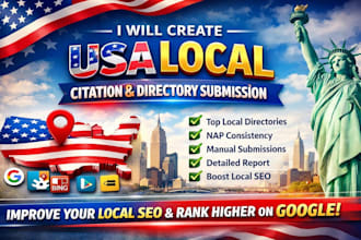 create USA local citation and directory submission