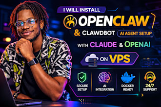 install openclaw, clawdbot ai agent setup with claude openai on vps