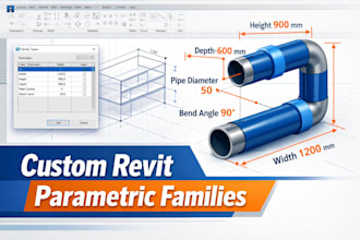 build fully parametric revit families for architecture and mep