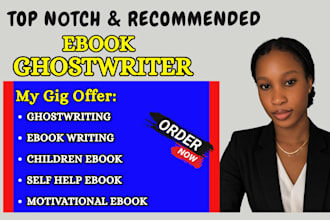 do romance ebook writer, motivational ebook writer, children ebook ghostwriter
