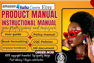 write, edit and design your user guide, assembly instructional manual for you