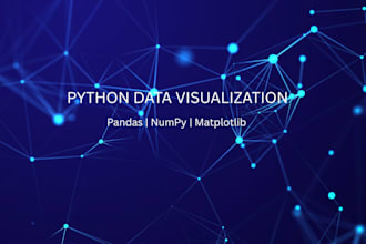 do python data analysis using pandas and numpy and matplotlib