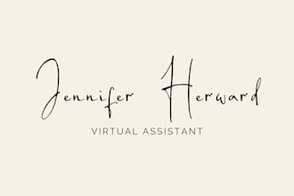 provide virtual assistant and admin support