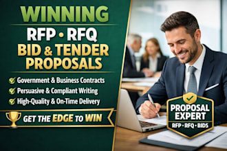 write a winning rfp, rfq, bid proposal, and tender proposal