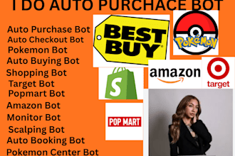 do auto purchase bot auto checkout bot target bot pokmen bot