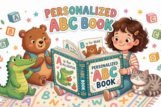 create a personalized abc alphabet book featuring your child