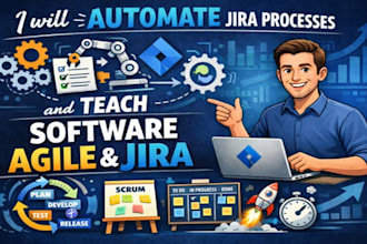automate jira processes and teach software  agile, and jira
