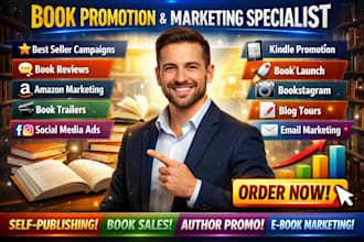 boost your book visibility with professional book promotion and marketing