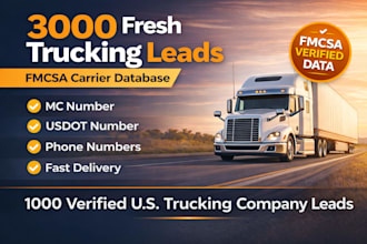 provide targeted owner operator and carrier leads in USA