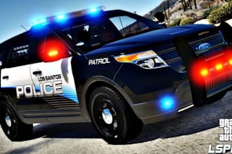 develop fivepd, lspdfr and nopixel inspired police rp server for fivem