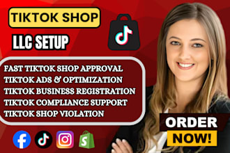 setup tiktok shop llc, US ein registration for non US seller fast