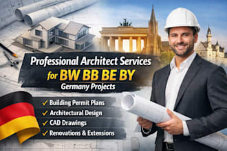 professional architect services for bw, bb, be and by germany projects