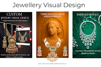 create luxury visual design for your jewellery brand