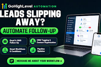 set up gohighlevel CRM and lead follow up automation
