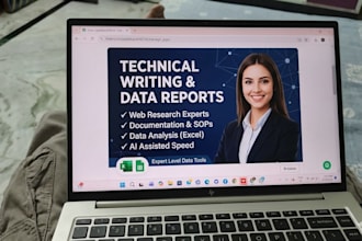 provide expert technical writing and deep web research